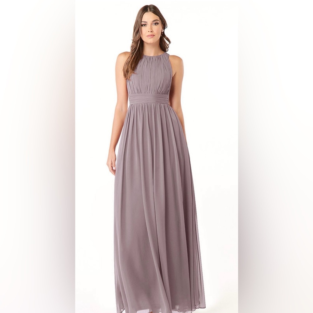 Ralph Lauren dove gray Dress understated elegance